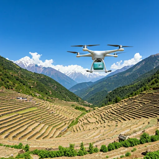 UAV supporting disaster response in Nepal's mountainous regions